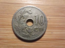 Münze Belgien 1905