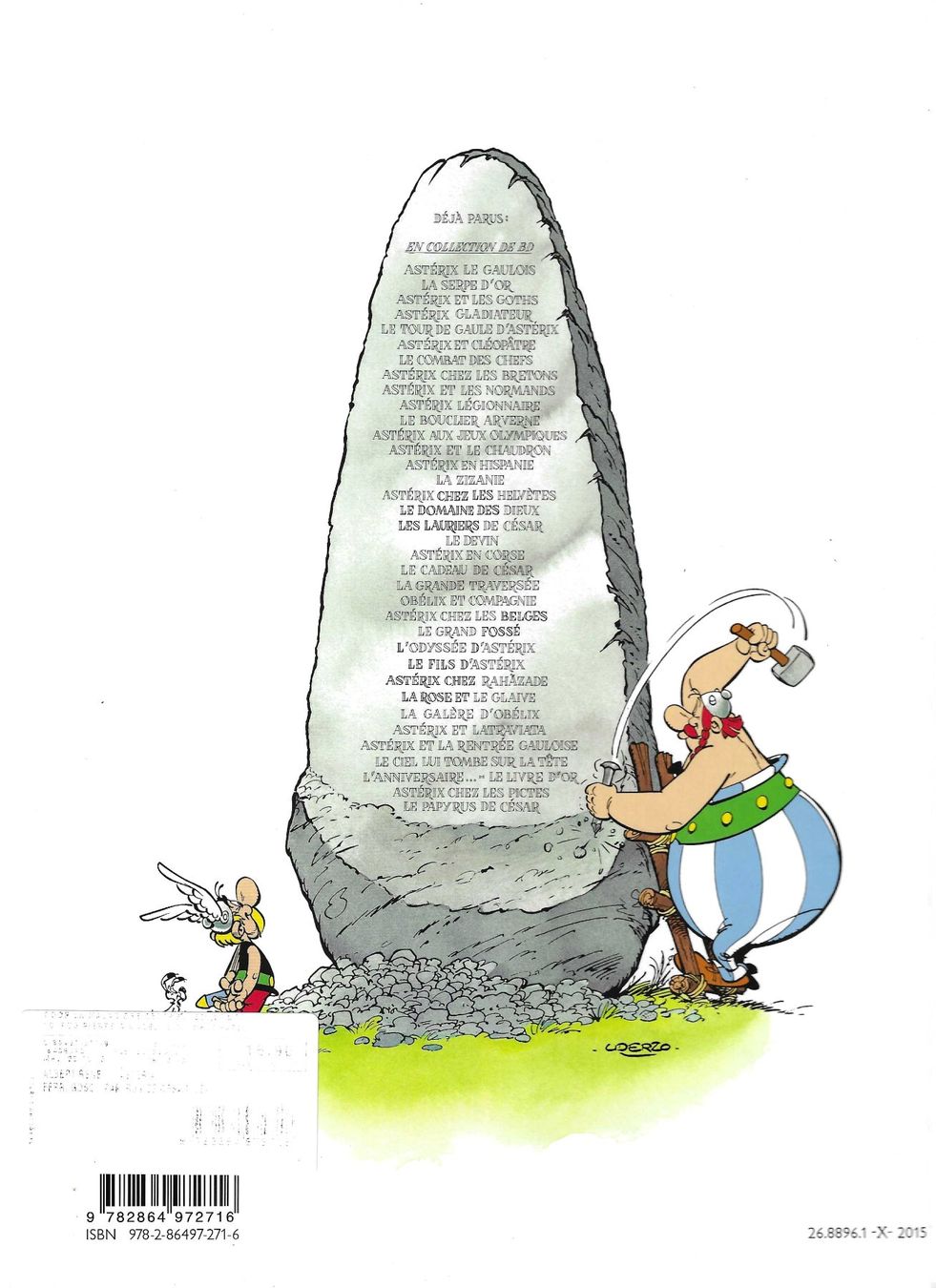 BD: Astérix - Le papyrus de César -  E.O. 2015 Superbe état – D'occasion à Savagnier par Ne2065 1