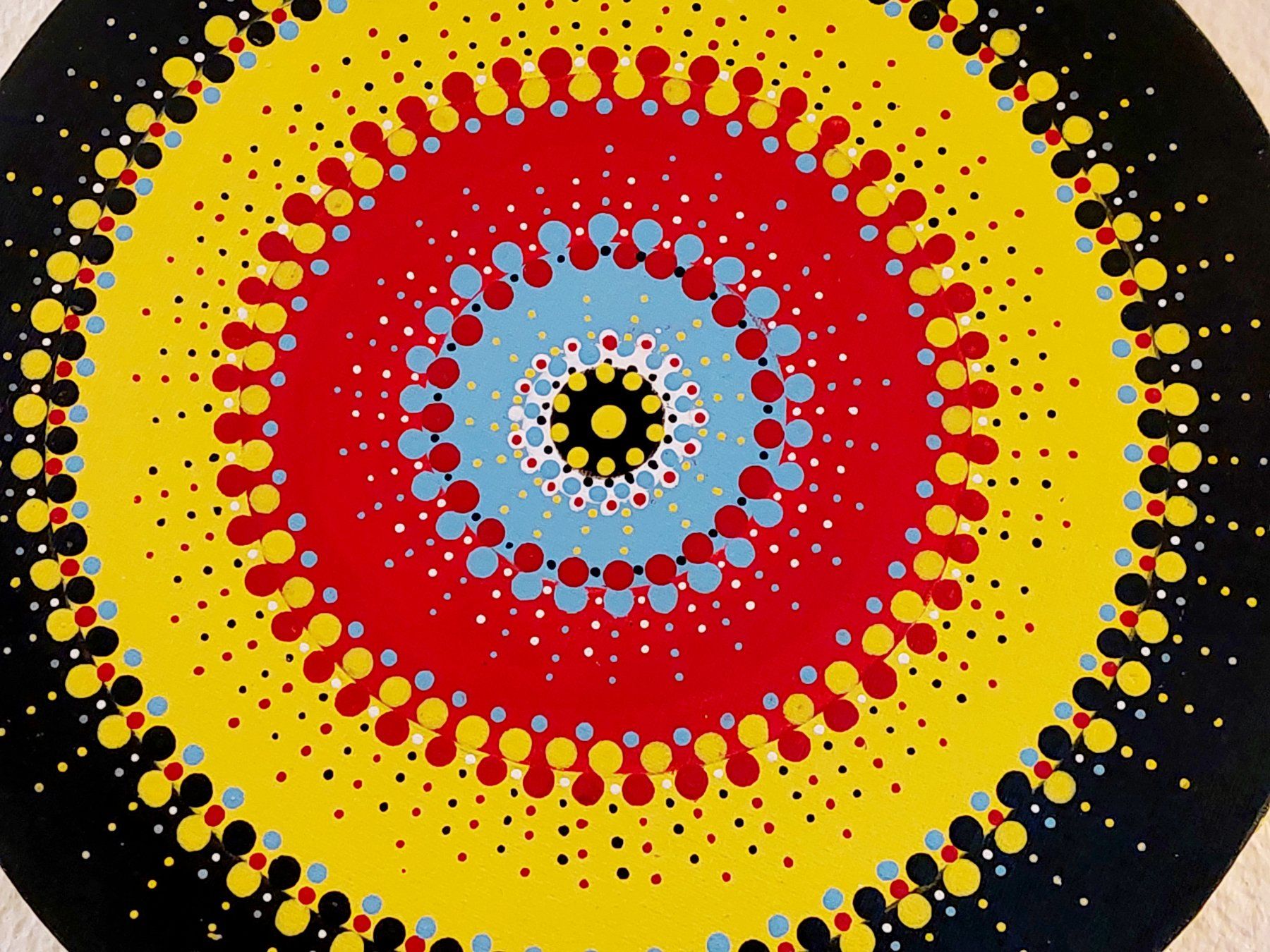 Posters & Illustrations: Rundes Handgemaltes Bild – Neuf (Voir description) à Basel par ideenhaus 1