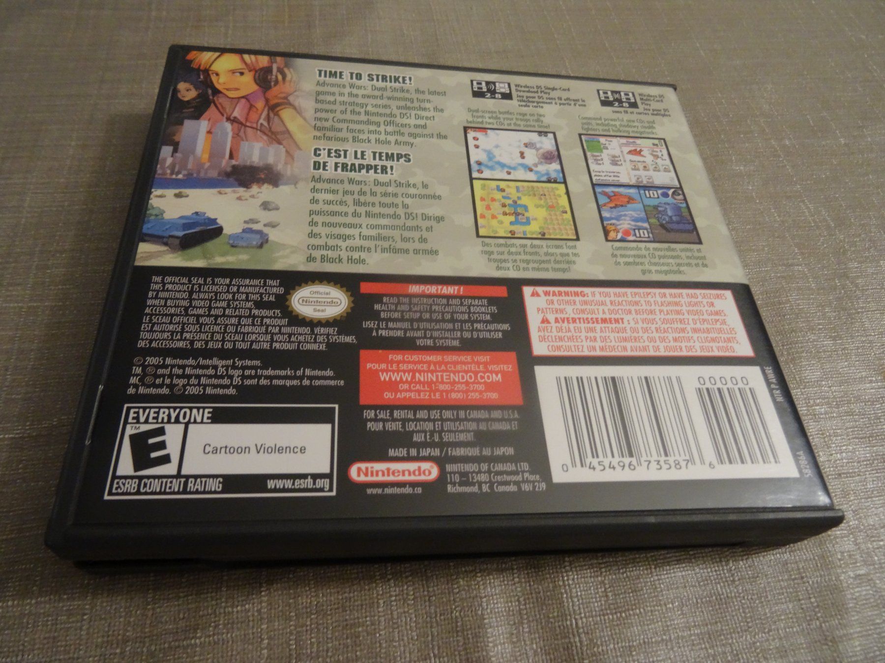 Nintendo Giochi: Nintendo DS Spiel - Advance Wars: Dual Strike IMPORT – Usato da Olten venduto da Disc-Ausverkauf 2