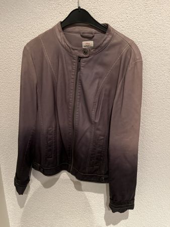 s.Oliver Lederjacke mit Farbverlauf Grösse 40