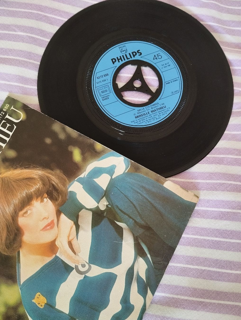 Dischi in vinile: 2 vinyles 45 tours de Mireille Mathieu – Usato da Neuchâtel venduto da rod_b9kq 2