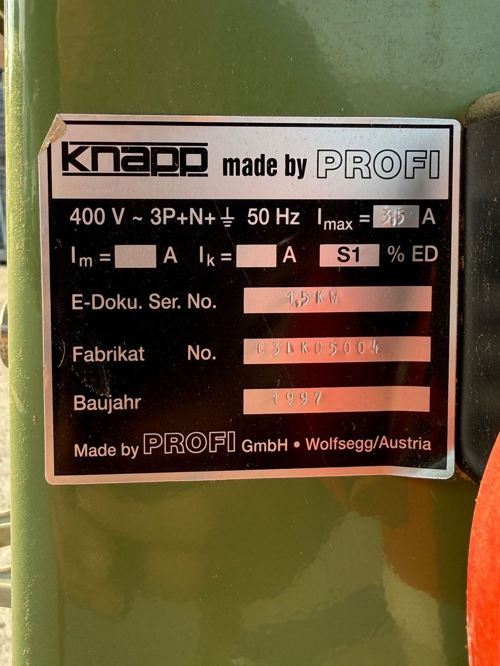 Toutes les machines: Profi-Tischfräse von Knapp – D'occasion à Teufen AR par mer4.ch 3
