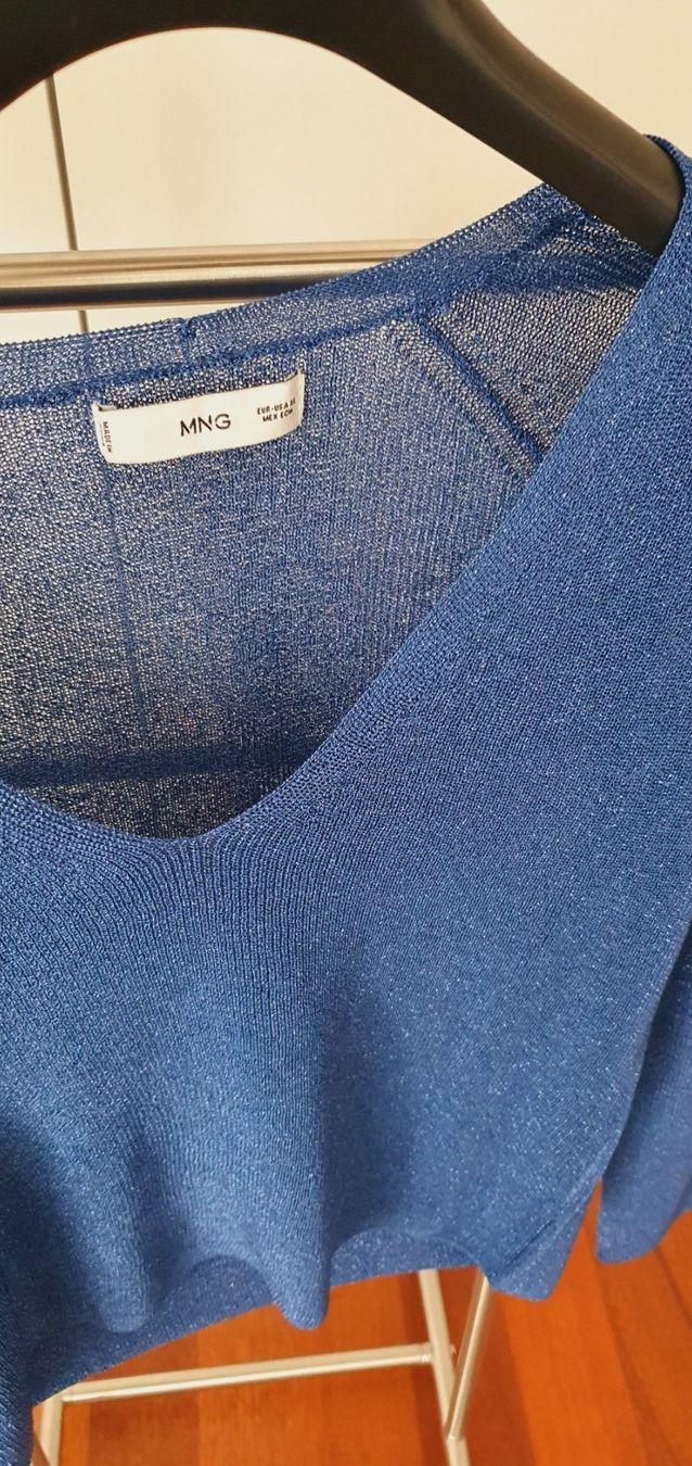 Mango Maglioni & Felpe: Pullover Mango Lurex Neu blau Grösse XS – Nuovo (secondo la descrizione) da Stansstad venduto da InStyle8 6