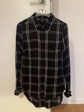 🖤Lange Bluse Karomuster🤍