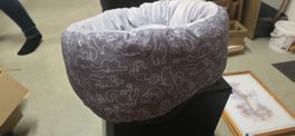 Katte bett bett simons cat rund grau, top Zustand