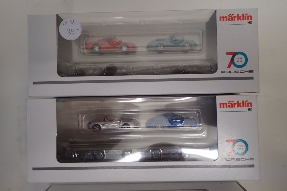Märklin H0 - set POSRCHE für 70 Jahre Sport-Wagen - 8 Wagen 4