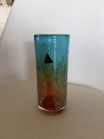 Vase Glas Bunt Buergenstock Glaskunst Design 