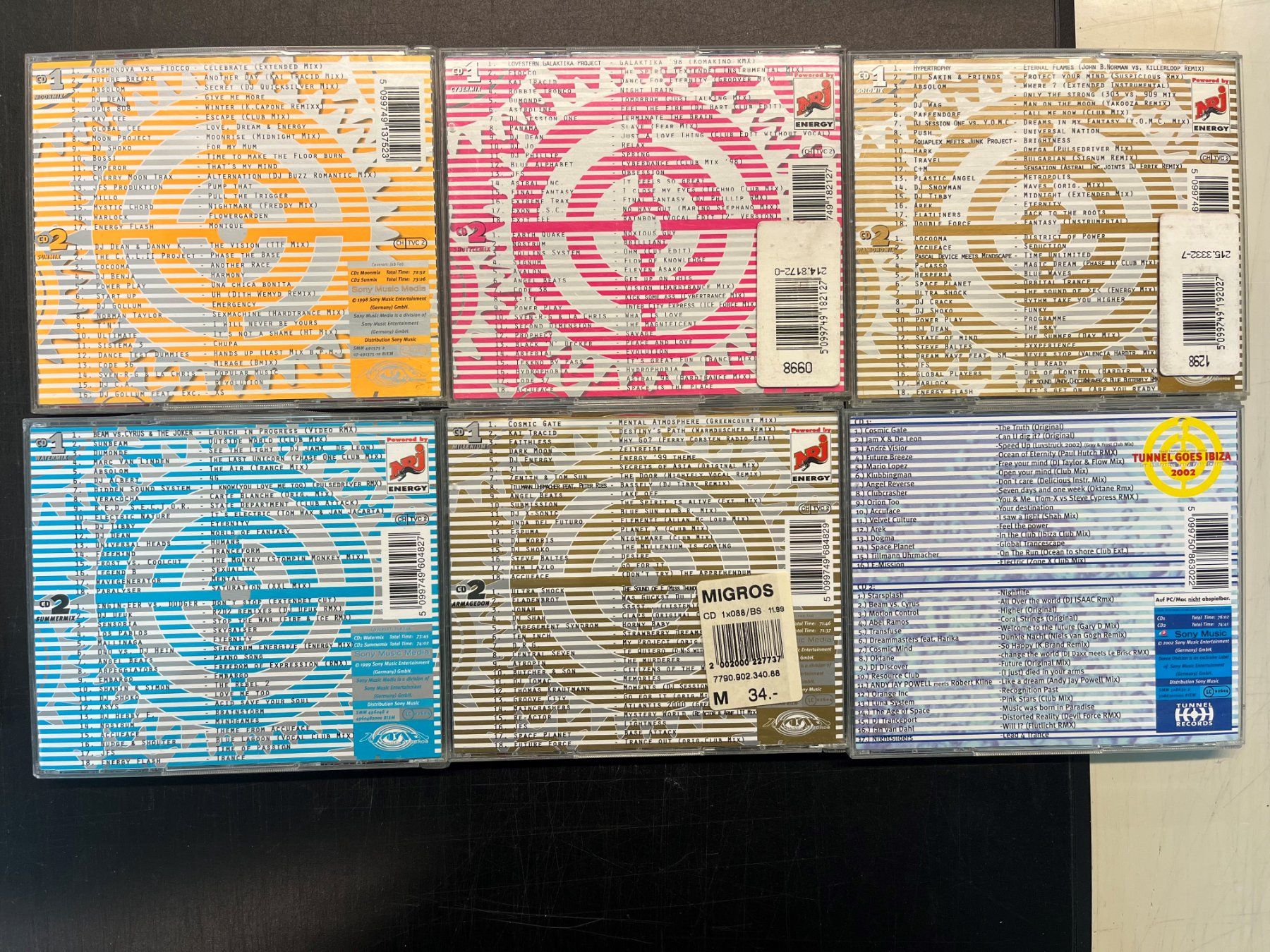 CDs: CD Sammlung Tunnel Trance 6 Doppelalben – Gebraucht aus Basel von andipfandi 1