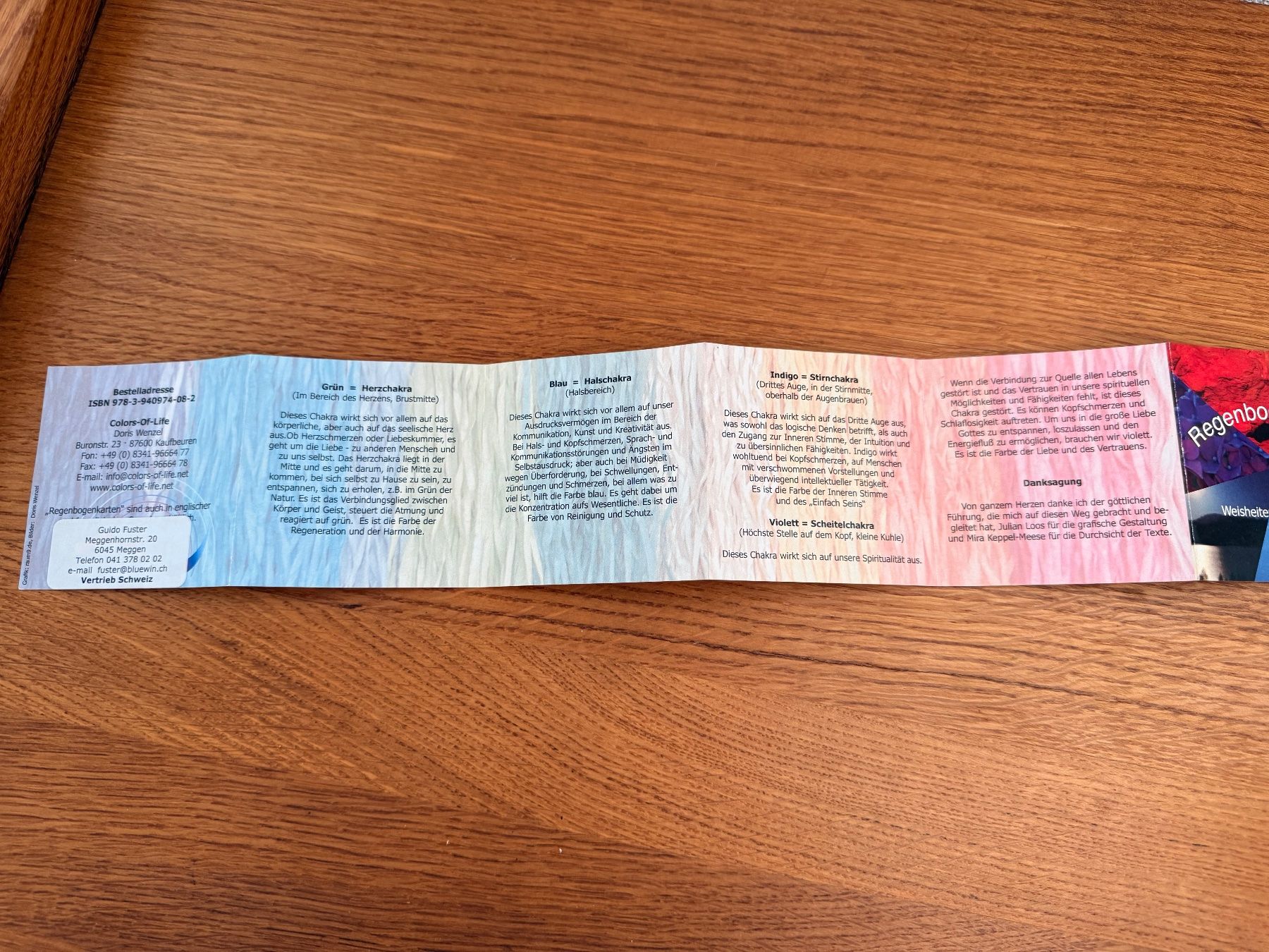 Cartoline: Regenbogenkarten Chakra Affirmationen neuwertig! – Nuovo (secondo la descrizione) da Beringen venduto da anij 1