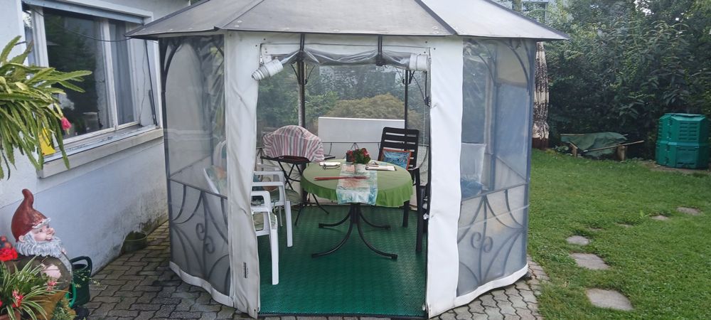 Pavillon Schmiedeeisen / MessingDach 8 Eckig Kaufen auf Ricardo