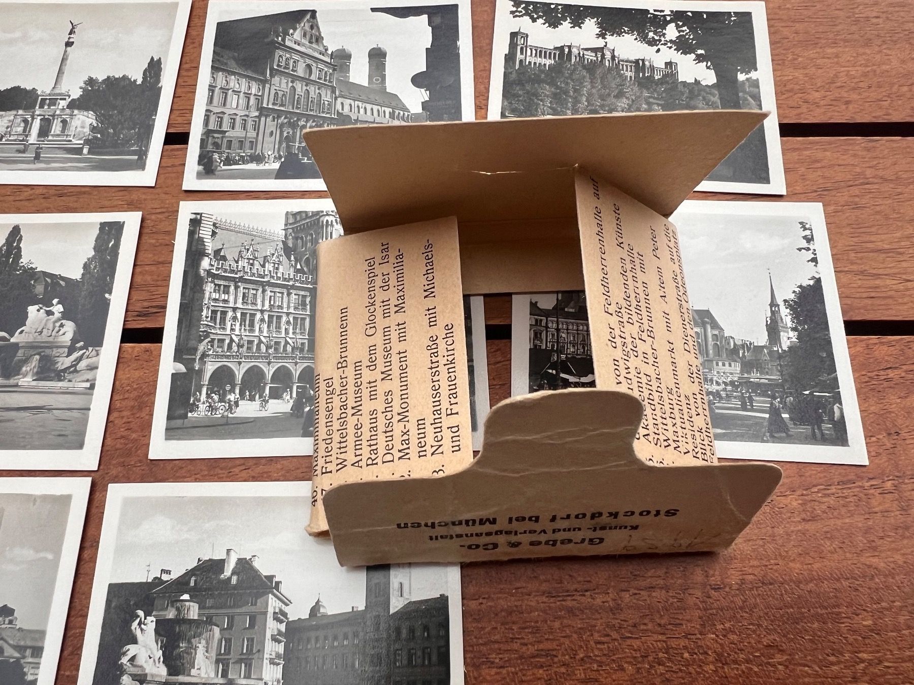 Carte collezionabili: Pochette de 14 miniatures des monuments de Munich 1959 – Usato da Savigny venduto da ron_q529 5