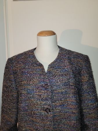 Atelier AG Création Bouclé-Jacke, Grösse 46