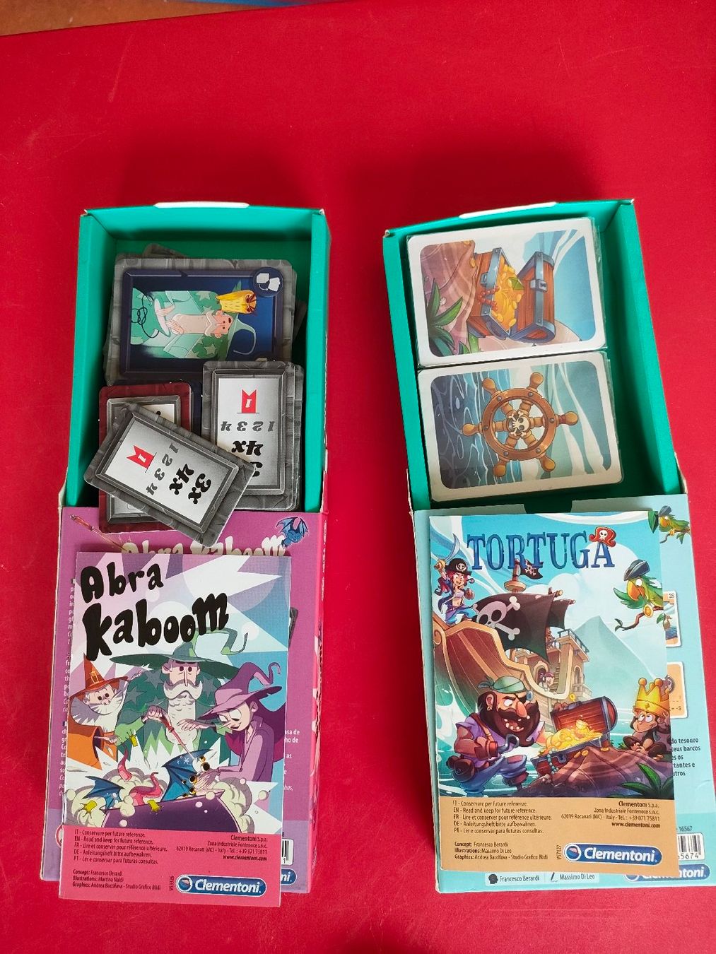 Clementoni Spiele: Tortuga & Abrakaboom (Clementoni) – Neu (gemäss Beschreibung) aus Chiasso von odlos 1
