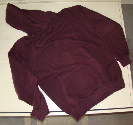 Hoodie, Kapuzenpullover H&M, bordeauxrot, Grösse S