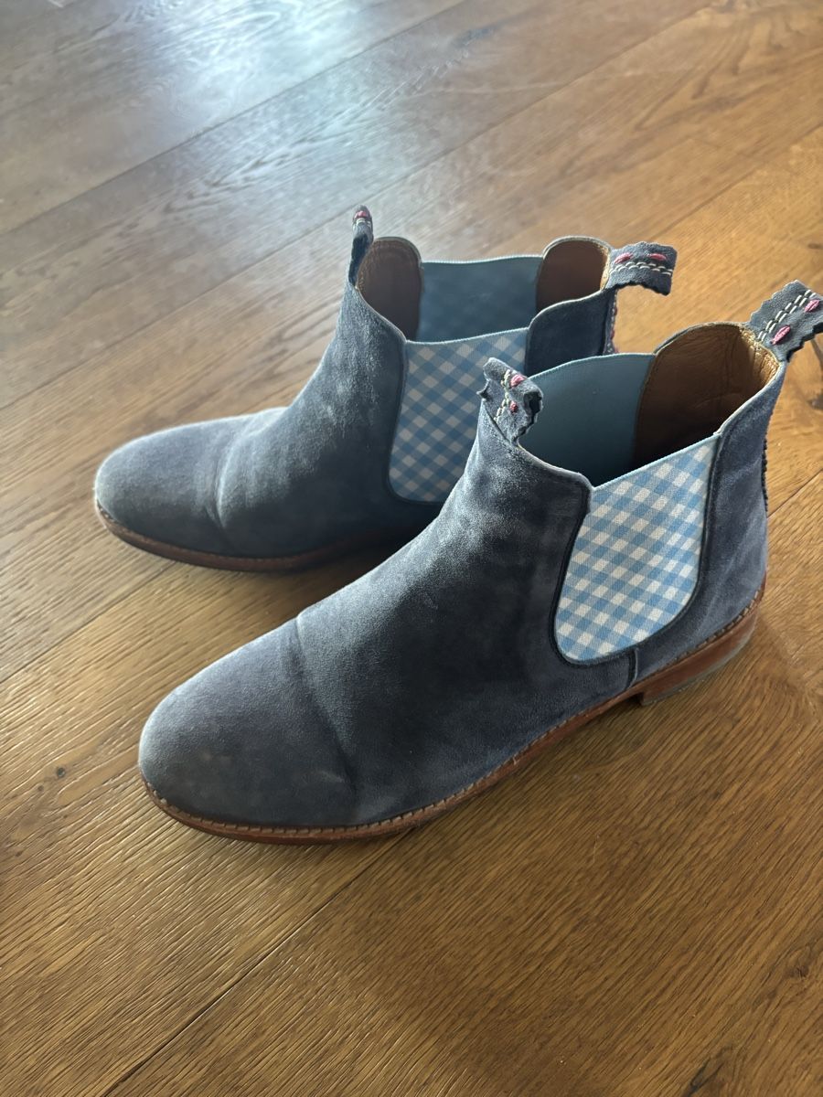 Scarpe da donna: Blaue Stiefeletten, Gr. 40 – Usato da Luzern venduto da Joeselling
