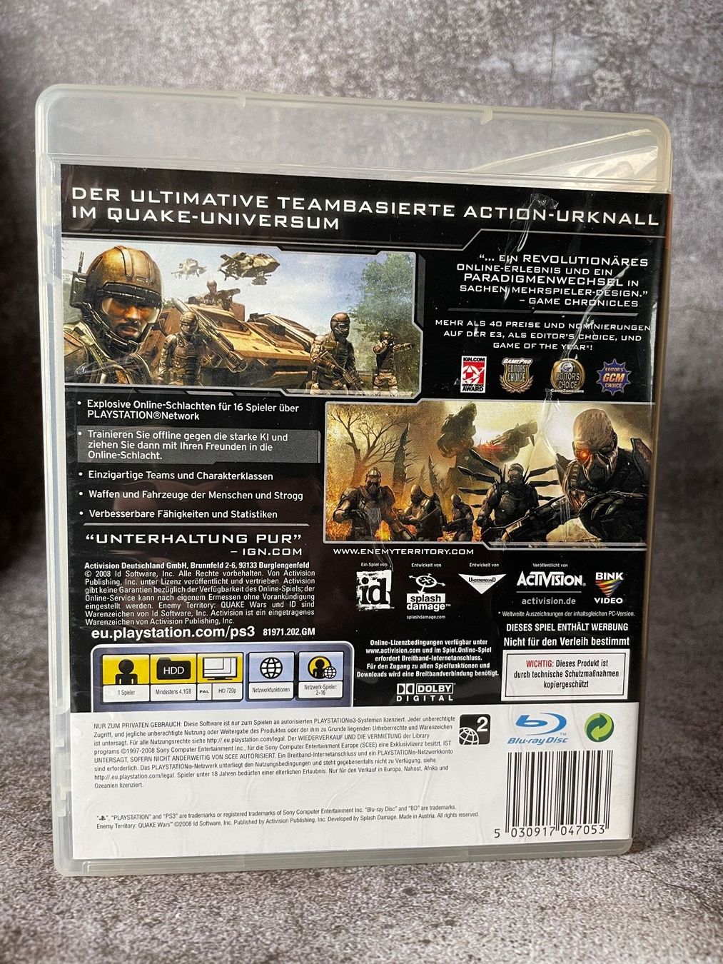 Giochi: Enemy Territory: Quake Wars [PS3] – Usato da Niederwil SO venduto da BlueSonic 1