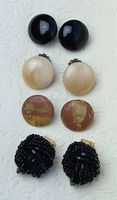 Ohrstecker Clip-on 4 Paare modeschmuck vintage