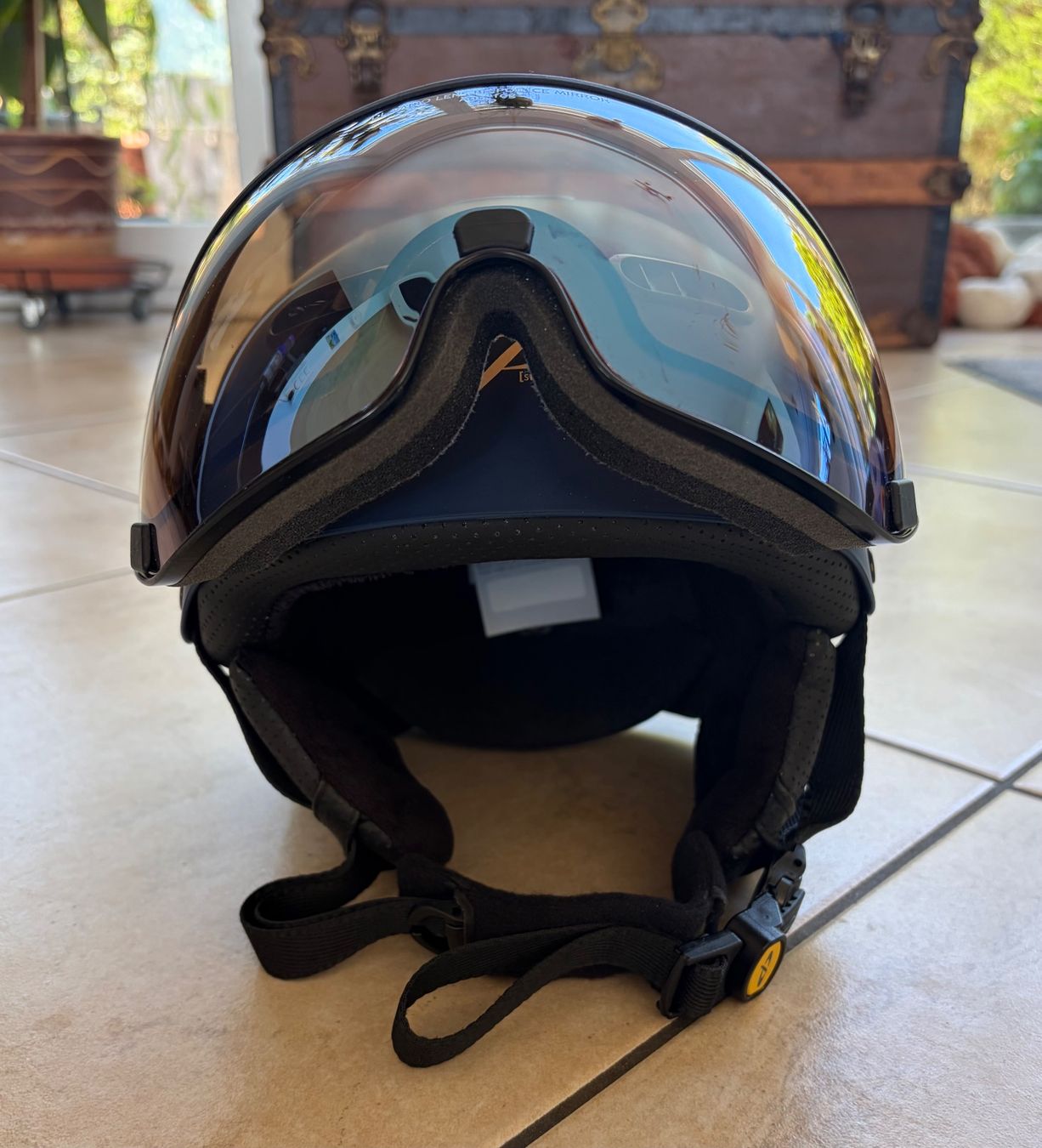 CP Caschi: Skihelm mit Visier Dunkelblau, cp premium helmets ag – Usato da Brüttisellen venduto da Fabiii.st 4