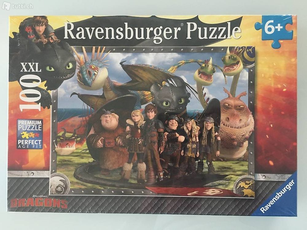 Ravensburger Puzzle: Ravensburger Puzzle Dragons NEU Original verpackt – Nuovo e nell'imballaggio originale da Lufingen venduto da slowflyer1
