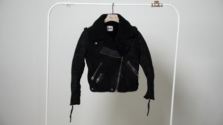 Acne Studios Shearling Velocity Jacket