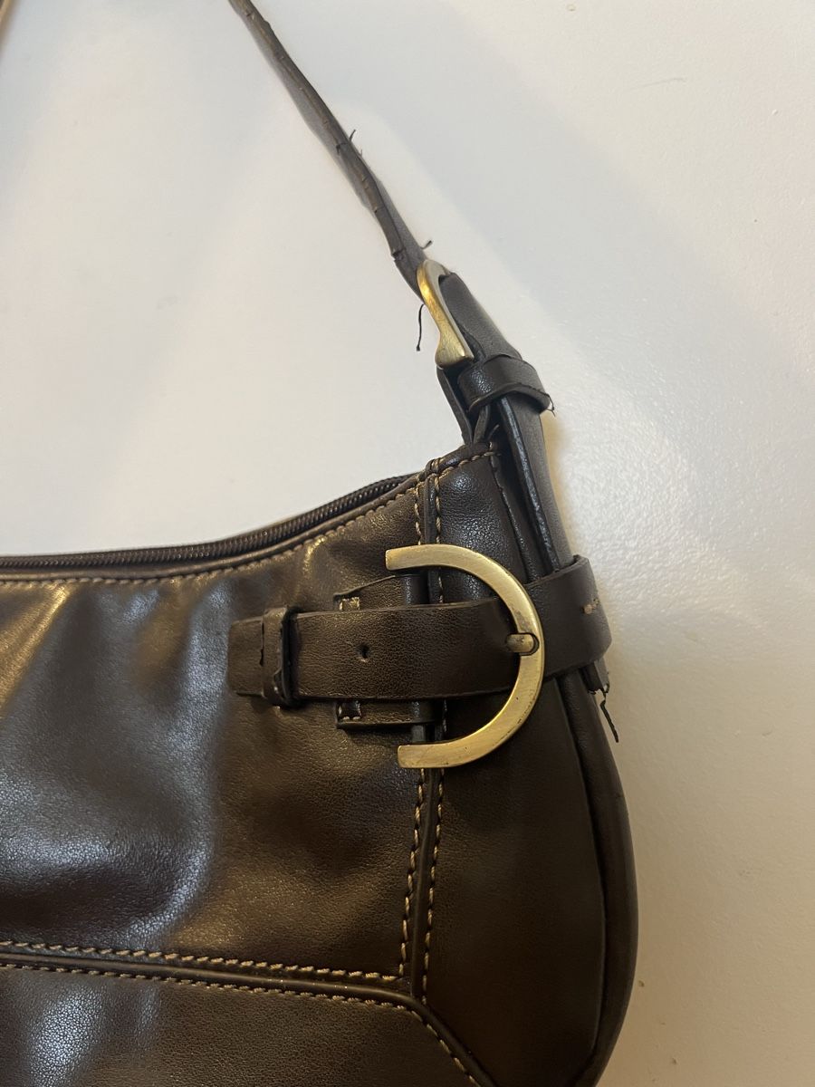 Mango Borse da donna: Mango Damen Handtasche braun mit Schnallen – Usato da Luzern venduto da Woodbee44 2