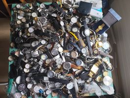 MEGA LOT UHREN ca.17Kg f.Projekten, Uhrmacher, Ersatz DEFEKT