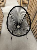 Acapulco Sessel schwarz Metallgestell super Zustand