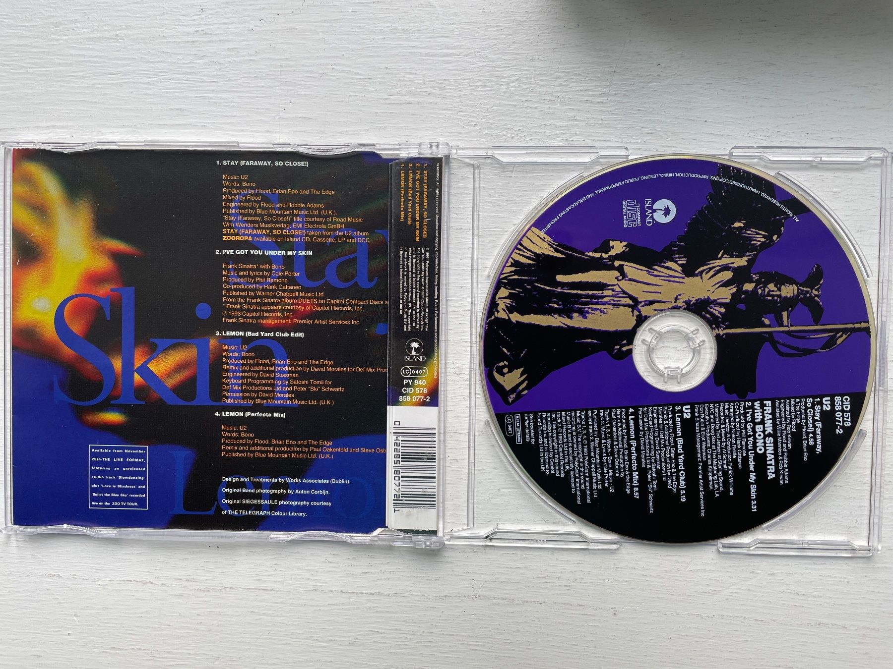 CD: U2 - Stay (Faraway, So Close!) - MCD, 1993 – Usato da Zürich venduto da Andy_t71 1