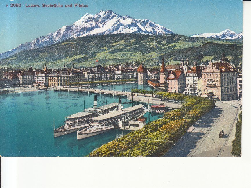 Cartoline postali: Luzern ca. 1915 – Usato da Bürglen TG venduto da StampGraf