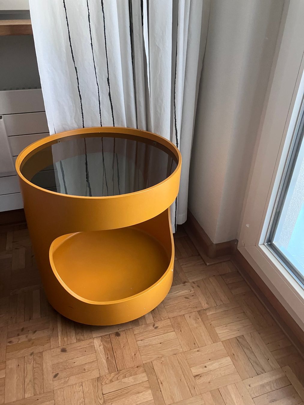 Banconi: Opal Beistelltisch Sidetable Space Age – Usato da Basel venduto da verena1904