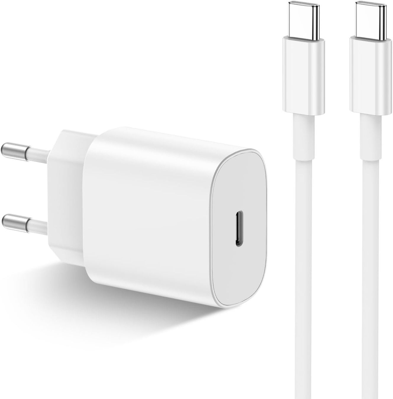 Caricabatterie: iPhone 16 /15 / Pro/Max/Plus USB-C 20W LADEGERÄT + LADEKABEL – Nuovo e nell'imballaggio originale da Volketswil venduto da coverandmore 1