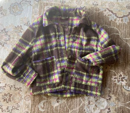 Herbstjacke Wolloptik Page One Takko 40 M Karo Kariert Damen