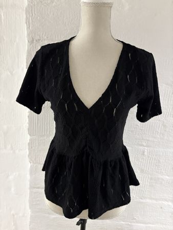 Damen T-Shirt,Gr.S;Zebra