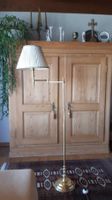 Ständerlampe mit Messingfuss