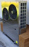 Luft Wasserwärmepumpe Monobloc 14 kW 400 V Chromstahl