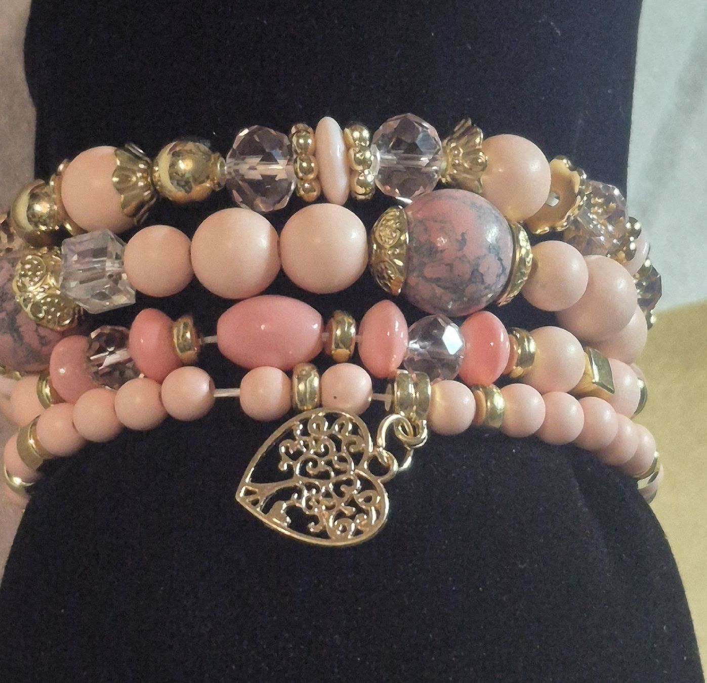 Armbänder & -reifen: Bracciali in Acrilico rosa – Neu (gemäss Beschreibung) aus Giubiasco von Stefaniav 3