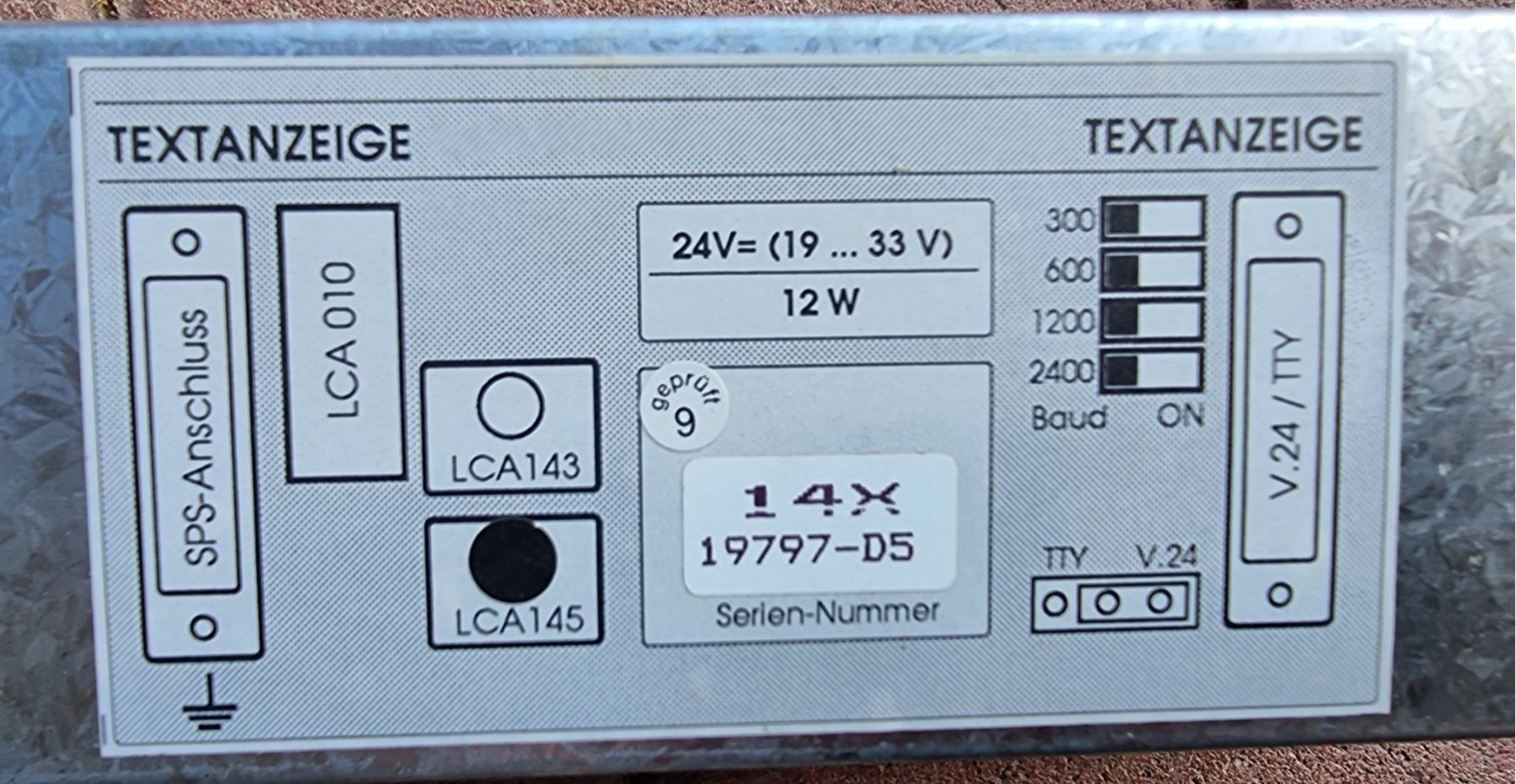 Steuerung: Systeme Lauer Textanzeige LCA 145 – Gebraucht aus Zuzgen von ricard11 3