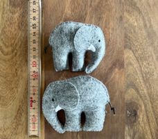 2x Handgefertigte Elefanten aus Filz🐘🐘