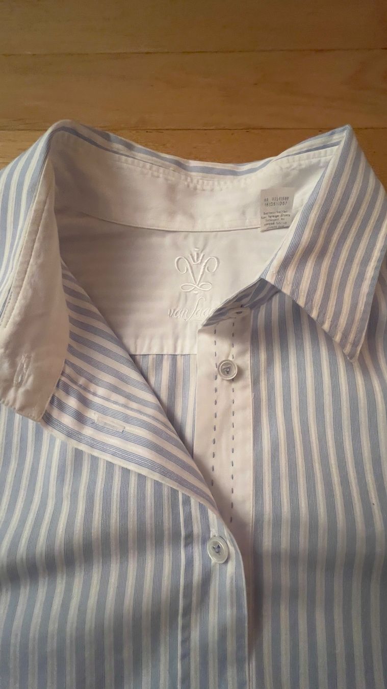 Van Laack Camicette: Van Laack Sommerbluse, gestreift, Grösse 44 – Nuovo (secondo la descrizione) da Küsnacht ZH venduto da Gila1983 1