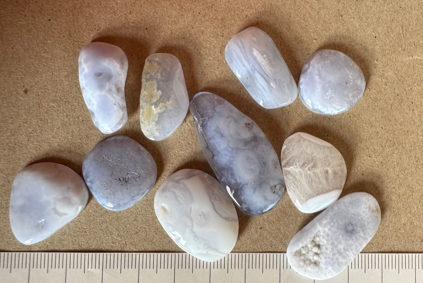 Minerali & Pietre curative: Calzedon.   top Sammlung.  schön poliert – Nuovo e nell'imballaggio originale da Leuggern venduto da gemshow 4