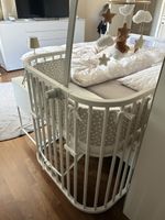 Babybay Beistellbett Boxspring weiss Liegeflaeche L84xT51cm