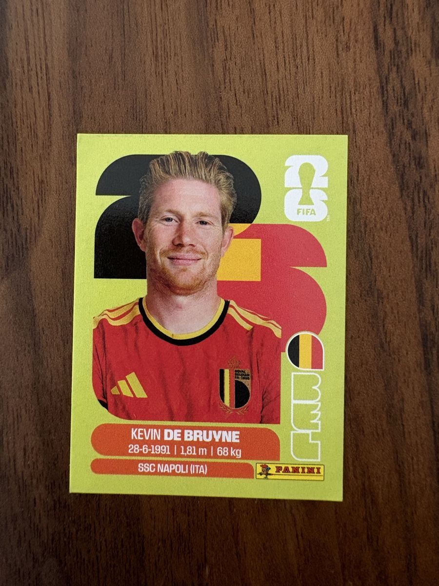 Panini Sammelbilder & Trading cards: Panini WM 2026 Kevin de Bruyne – Neu (gemäss Beschreibung) aus Menznau von Hetfield85