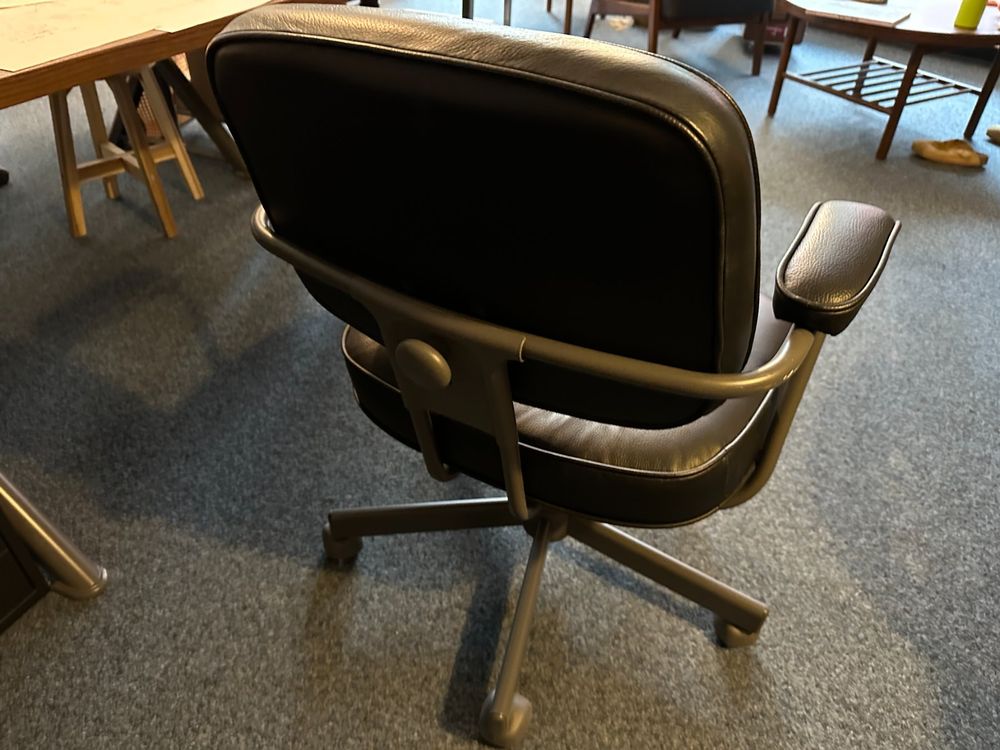 Chaise De Bureau IKEA ALEFJÄLL Noir, 64x64 Cm, éléments Lattes, Neuve