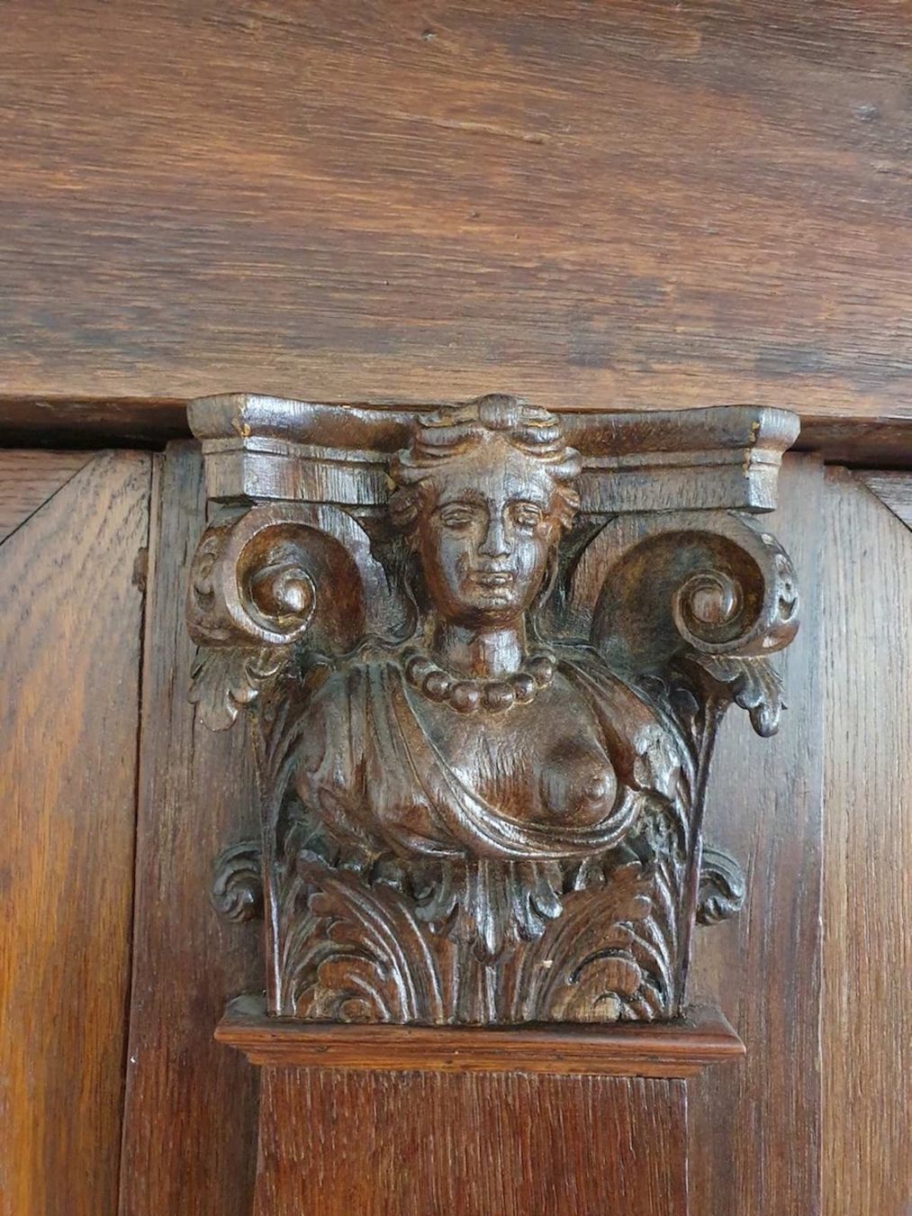 Armadi: Barock Schrank Eiche massiv ORIGINAL Barockschrank Eiche – Usato da Gemünden venduto da GEUENWALD 8