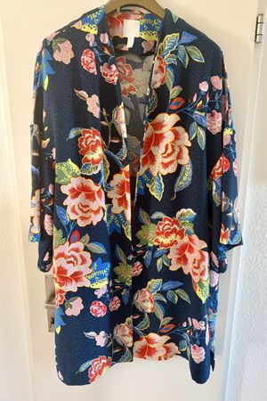 Kimono, Grösse S, Blumenmuster