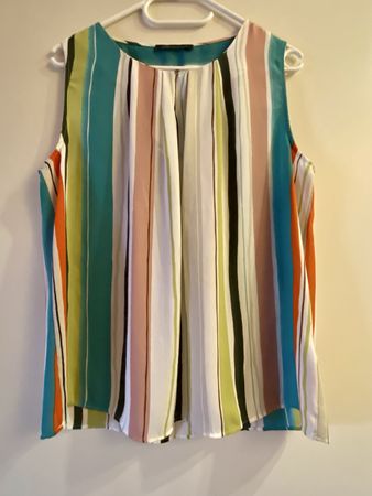 Chemisier rayé couleurs vives - taille EU40/UK12