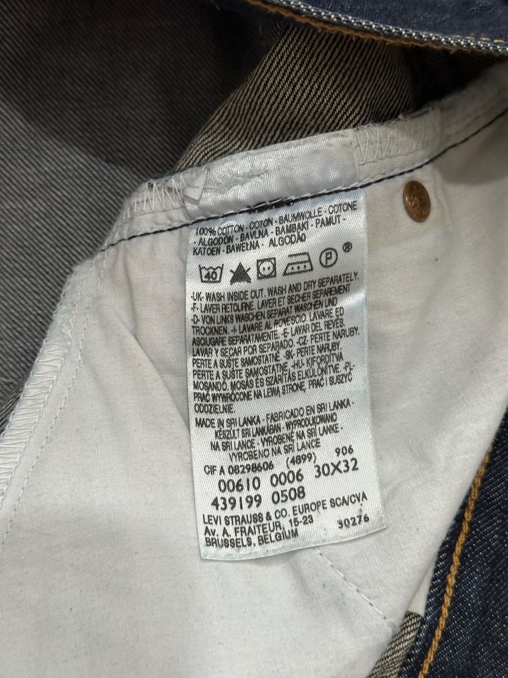 Levi's Jeans: Jeans LEVIS STRAUSS 610 Taille/Grosse W30 L32 – Usato da Bern venduto da BrandVilla 6