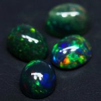Natural Ethiopian Black Opal #E5