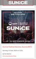 2x SunIce Festival Samstag Tickets + Campingplatz